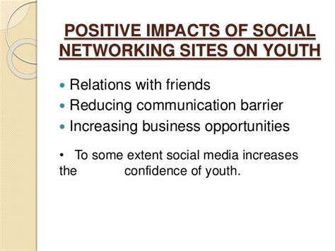 Impact Of Social Networking Sites On Youth