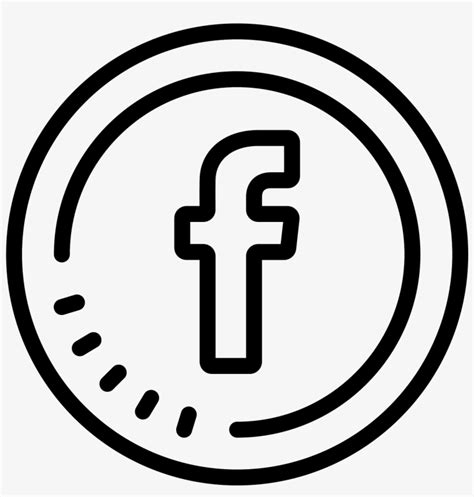 Facebook Logo Icon Black