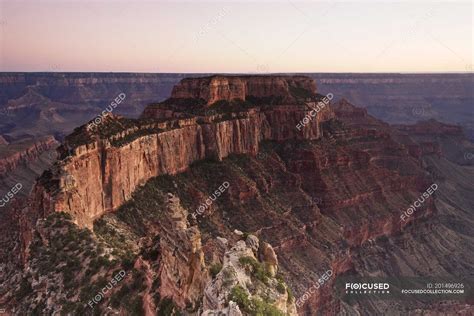 View Of Wotans Throne Grand Canyon National Park Arizona Usa