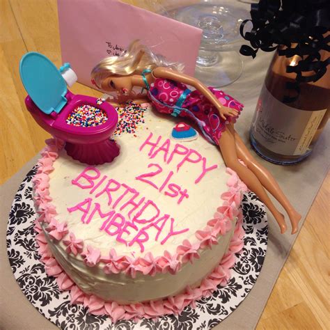 Barbie Cake For 21st Birthday Celebration