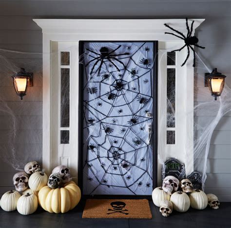 Fun And Spooky Halloween Decorations For Your Front Door Doors Of Elegance