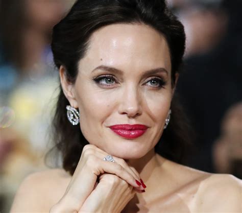 Angelina Jolie La Reina Del Red Lipstick Foto