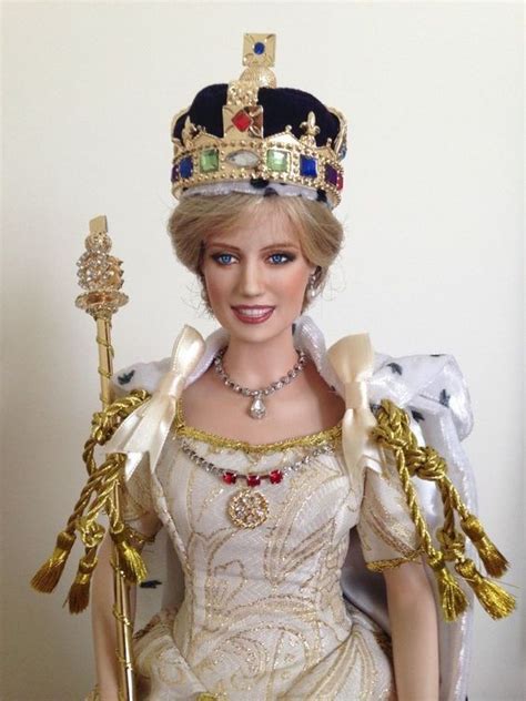 A Princess Diana Doll As Queen Princess Diana Pictures Bride Dolls Princess Diana