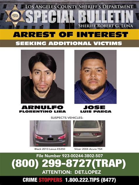 Tag: TRAP | Los Angeles County Sheriff's Department