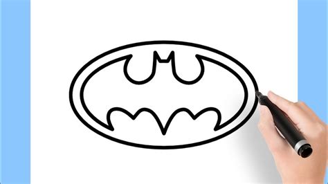 como desenhar o simbolo do batman youtube
