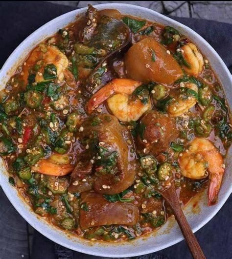 Sauce Gombo Et Crevettes African Food Okra Soup Recipe African Cooking
