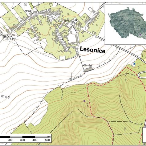 Lesonice Znojmo District Location Of The Find Created By M Lanta