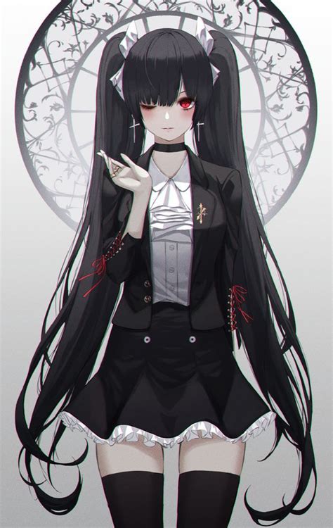 Me Gusta Mucho Para Mi Gacha Life Dark Anime Girl Manga Girl Gothic