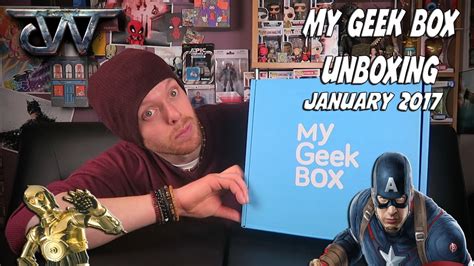 My Geek Box Unboxing January 2017 Youtube