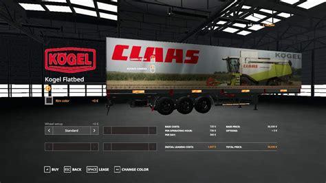 Fs19 Claas Kogel Autoloader Trailer V10 Fs 19 Trailers Mod Download