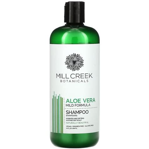 mill creek botanicals aloe vera shampoo mild formula 14 fl oz 414 ml