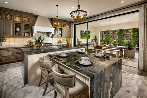 A Fashionable Element Emerging In Kitchen Design Is A Built In Dining