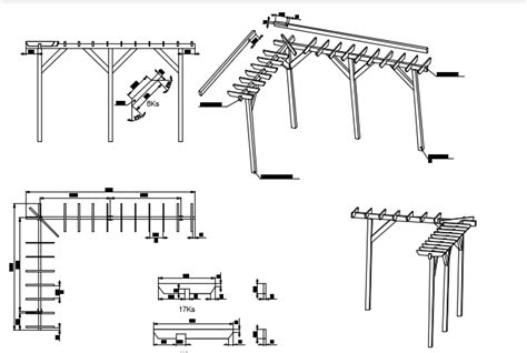 Pergola Dwg Block For Autocad Designs Cad My XXX Hot Girl