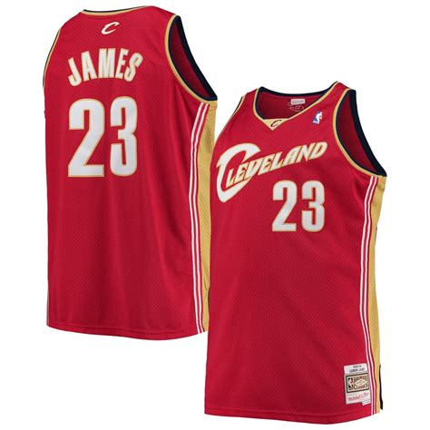 Lebron James Cleveland Cavaliers Mitchell And Ness Big And Tall Hardwood