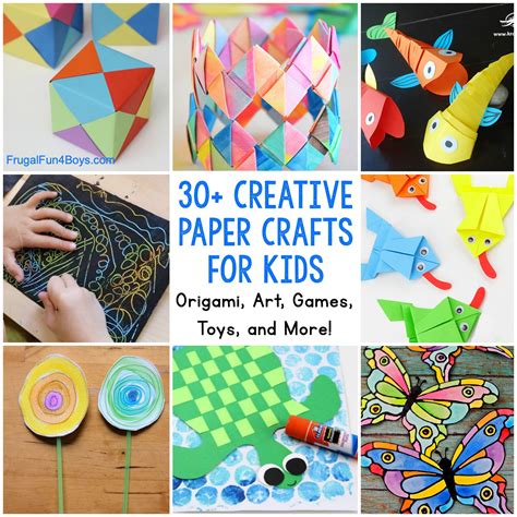 Paper Crafts For Kids 30 Fun Projects Youll Want To Try Paper
