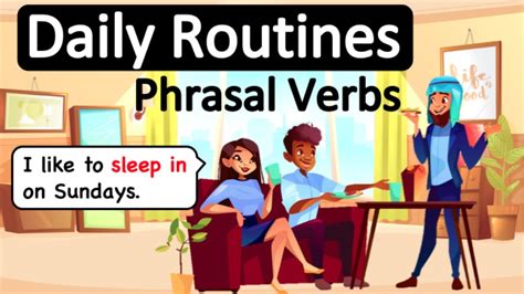 Phrasal Verbs For Daily Routines Learn With Examples YouTube