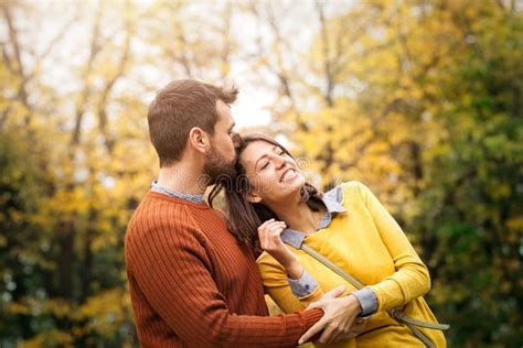 Happy Couple Outdoor Stock Image Image Of Holidays 158917041