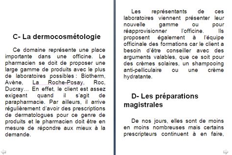 Rapport De Stage 3eme Pharmacie Exemple Le Meilleur Exemple Images