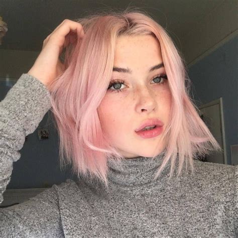 Pinterest Lexiebyork Pink Short Hair Pastel Pink Hair Hair Styles