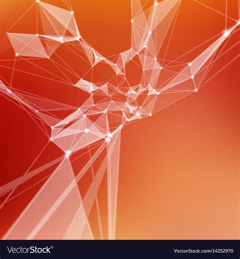 Abstract Red Mesh Background Royalty Free Vector Image