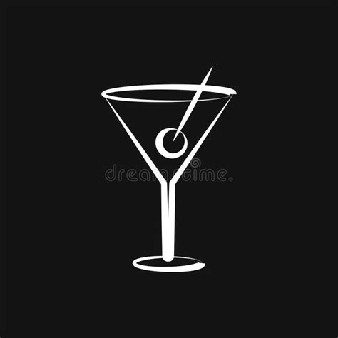 Martini Icon Logo Illustration Vector Sign Symbol For Design Stock Image Image Of Isolated