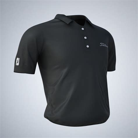 3d Model Titleist Golf Shirt