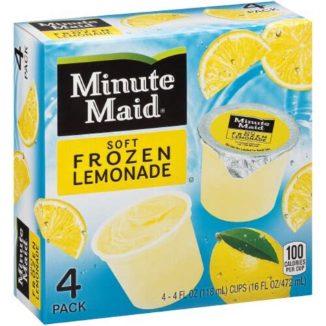 Minute Maid Soft Frozen Lemonade 4 Ct Kroger