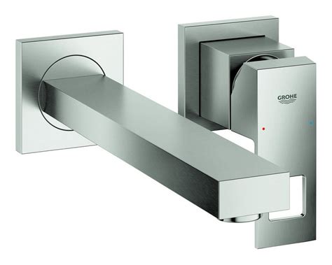 Grohe Unterputzarmatur Eurocube 2 Loch Waschtischbatterie Ausladung 231 Mm Supersteel