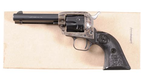 Colt Peacemaker 22 Single Action Army Revolver With Box Rock Island
