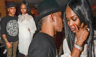 Lewis Hamilton Cosies Up To Supermodel Naomi Campbell As They Attend