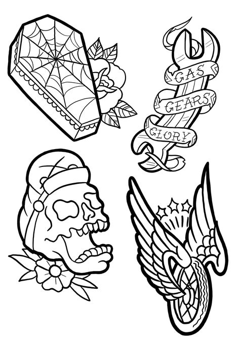 Traditional Tattoo Outline Traditional Tattoo Drawings Traditional