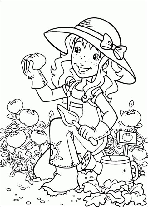 Free printable coloring pages for print and color, coloring page to print , free printable coloring book pages for kid, printable coloring worksheet. Holly hobbie Coloring Pages - Coloringpages1001.com