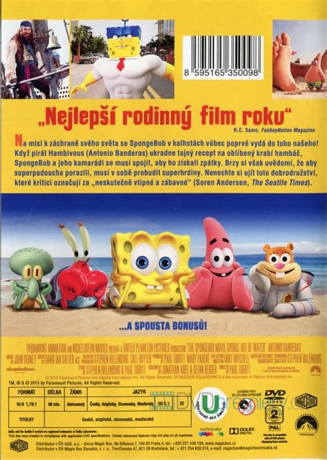 spongebob ve filmu houba na suchu dvd dvd premiery cz