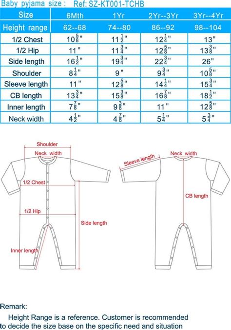 Size Charts For Kids Clothes Childrens Clothing Sizes Kids And Baby