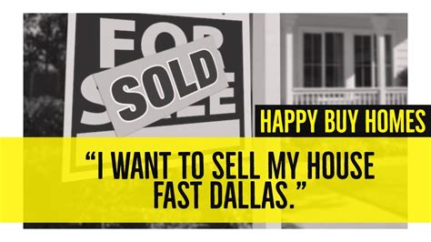 Sell My House Fast Dallas Happy Buy Homes Youtube