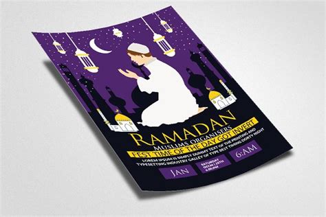 Ramadan Mubarak Flyer Template Creative Daddy