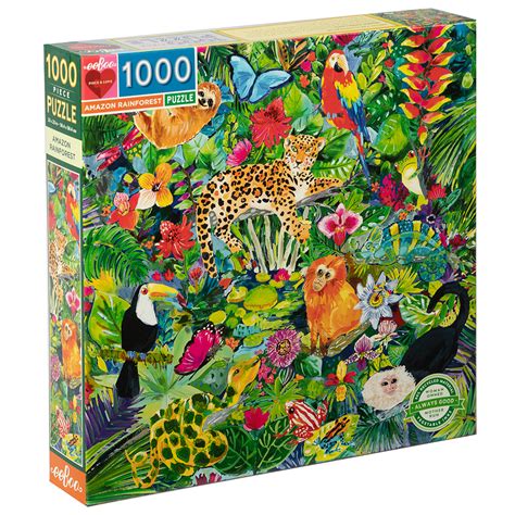 Eeboo Amazon Rainforest Puzzle 1000pce Peters Of Kensington