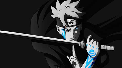 Free Download Hd Wallpaper 4k Boruto Black Wallpaper Flare