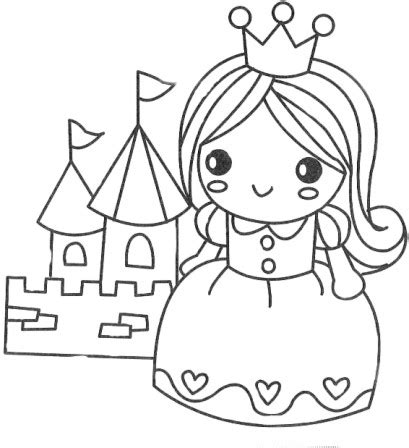 DIBUJOS PARA COLOREAR PRINCESAS
