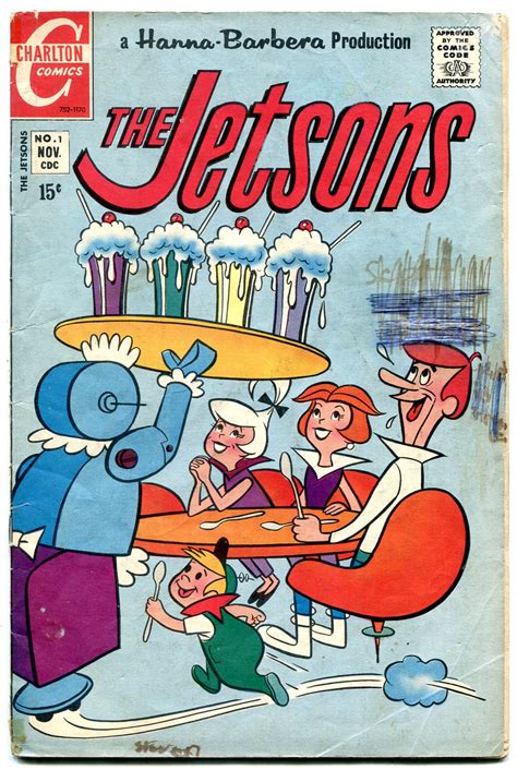 Jetsons 1 1970 Hanna Barbera Charlton Comics Tv Series G Good