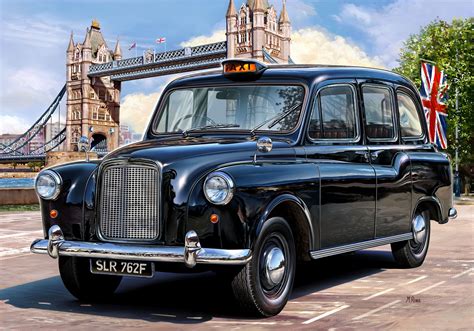 1967 Original Wedding Present London Taxi Cab London Drawing London