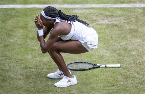 Year Old Cori Coco Gauff Defeats Venus Williams In First Round At Wimbledon Def Pen