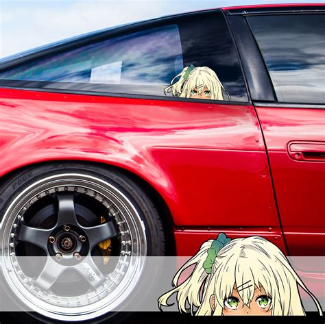 Buy Peeking Miku Okazaki Gal Gohan Sexy Hot Girl Funny Jdm Racing Low Stance Anime Manga Car