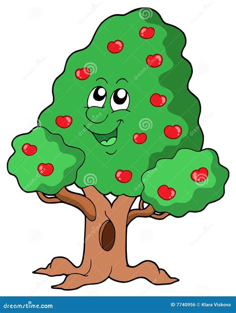 Cartoon Apple Tree Clip Art