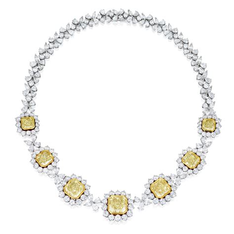 fancy yellow diamond colored diamond and diamond necklace magnificent jewels 2021 sotheby s