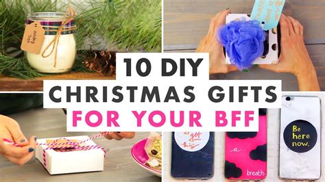 10 Diy Christmas Ts To Make For Your Best Friend This Holiday Youtube
