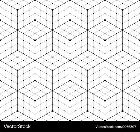 Geometric Mesh Seamless Pattern Royalty Free Vector Image