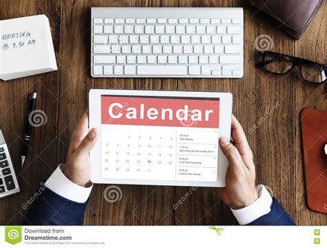 Calendar Appointment Meeting Date Concept Stock Photo Image Of Plan