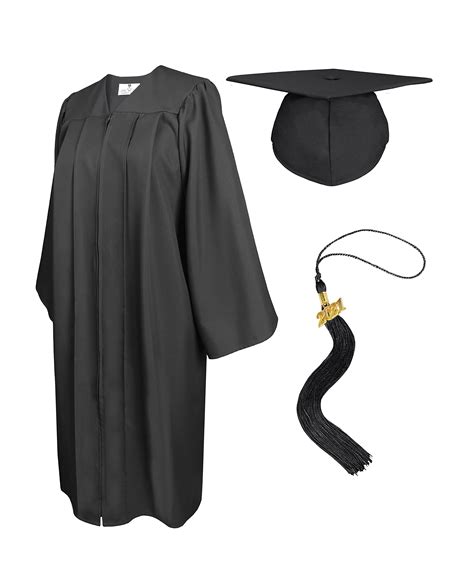 Buy Gradplaza Unisex Multicolor Matte Graduation Gown Cap Tassel 2021