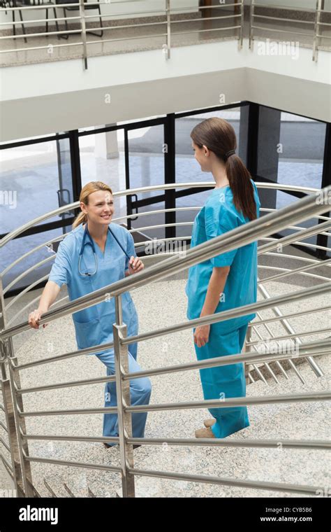 Two Nurse Talking To Each Other Hi Res Stock Photography And Images Alamy
